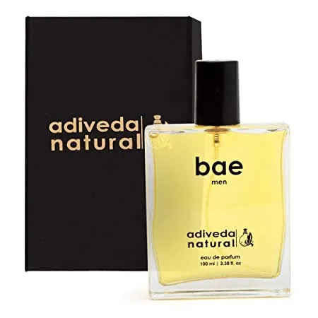 Adiveda Natural Bae Perfume For Men - Floral, Woody and Musky Fragrance Eau de Parfum - 100 ml