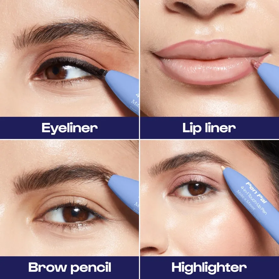 Alleyoop Pen Pal 4-in-1 Eye, Brow, Lip & Highlight Pen - Make A Mauve