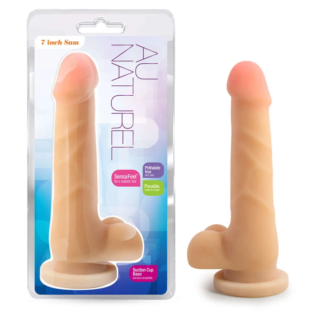 Au Natural 7 inches Beige Dildo