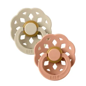 BIBS Dummies Boheme - Vanilla/Peach 2PK