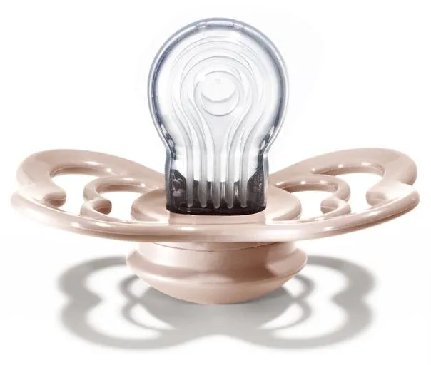 BIBS Supreme Silicone Pacifier - Blush