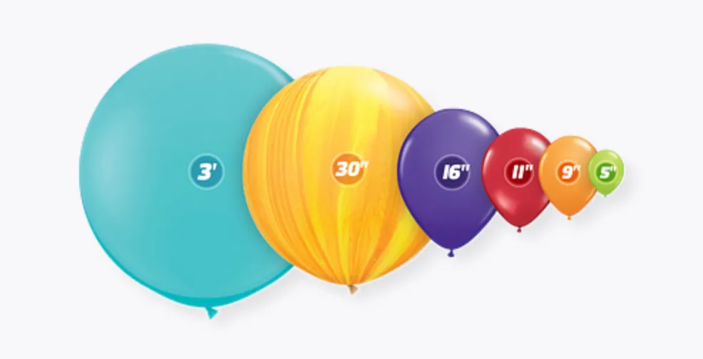 Chalk Orange Custom Layered Latex Balloons