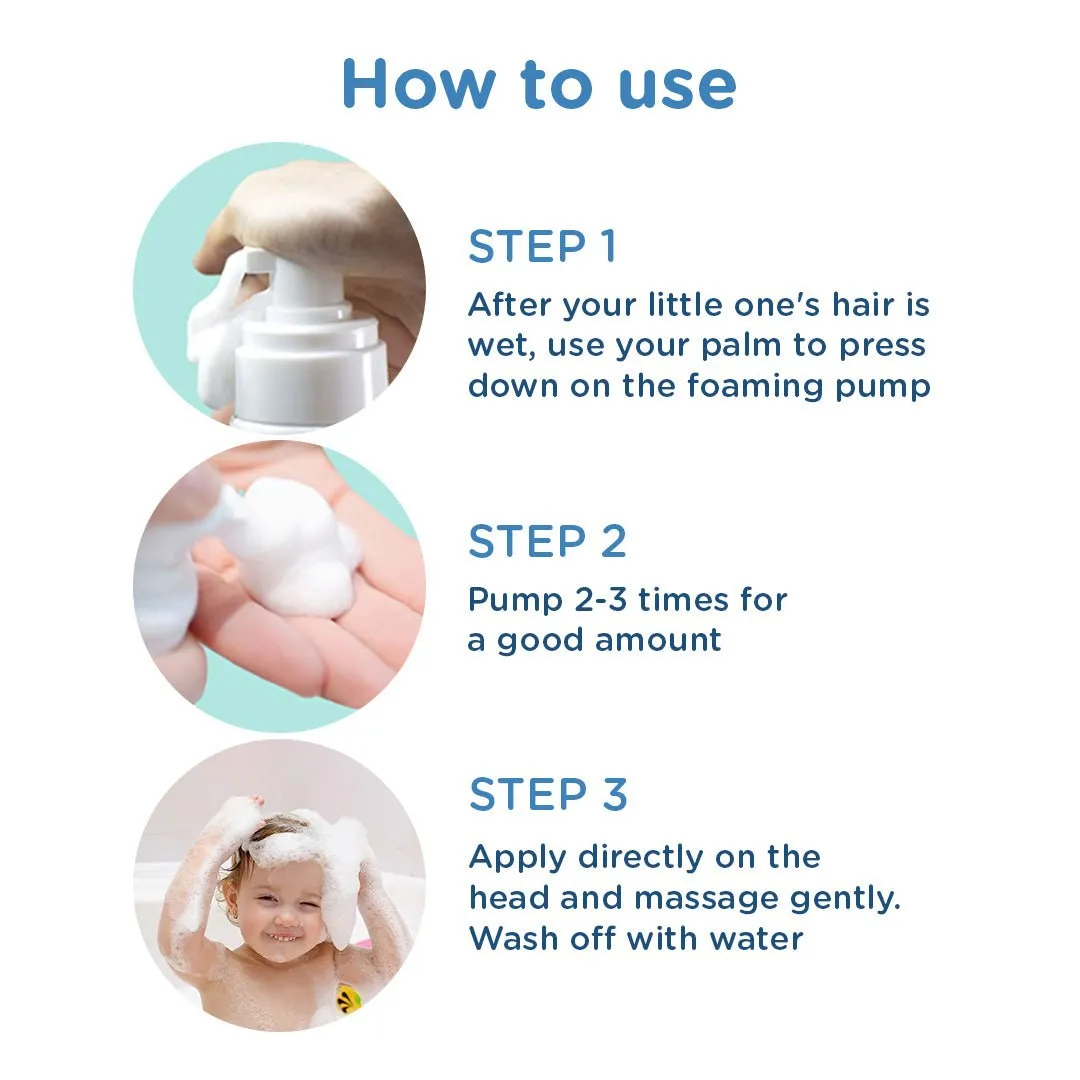 Citta Tear Free Foaming Shampoo for Babies I Pack of 1