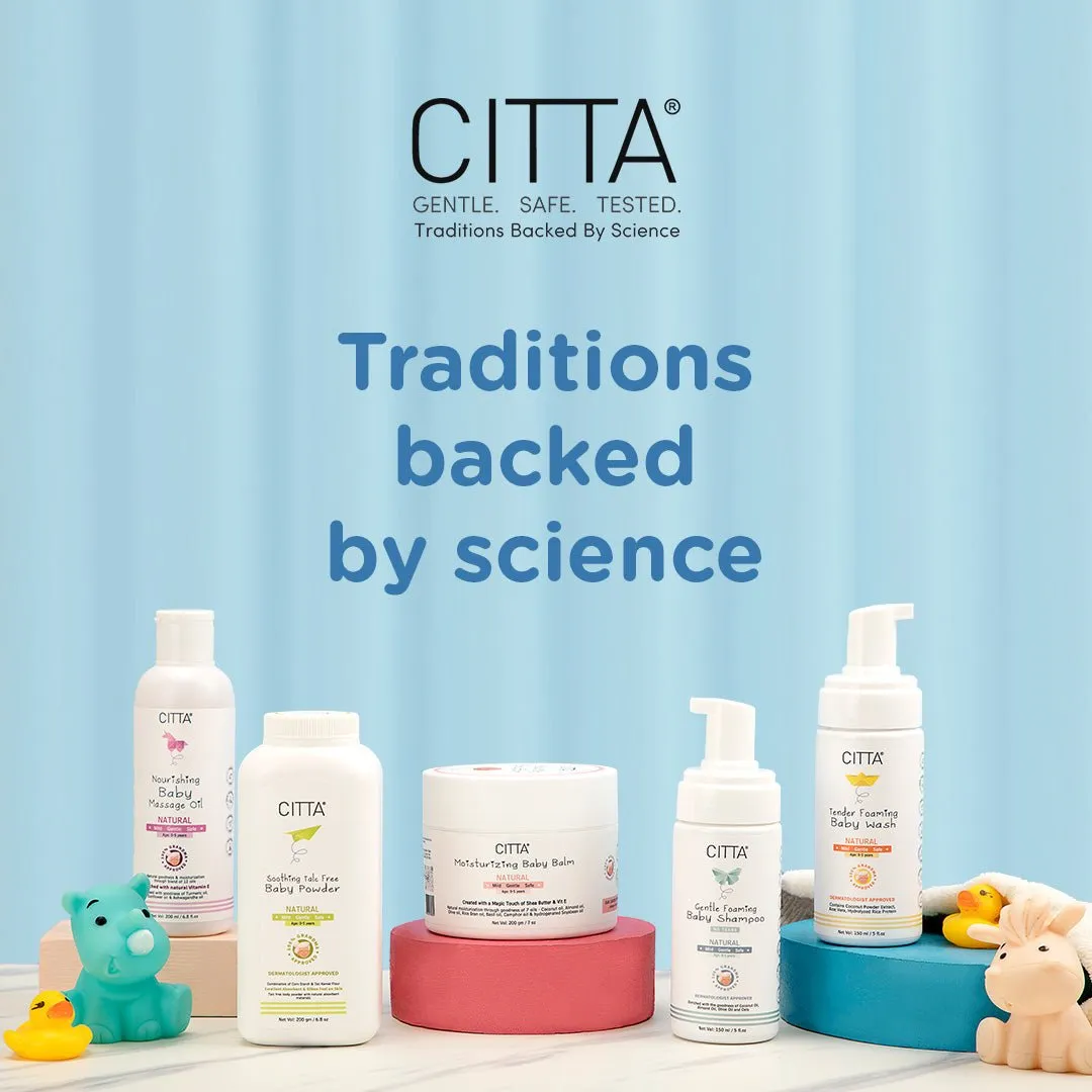 Citta Tear Free Foaming Shampoo for Babies I Pack of 1