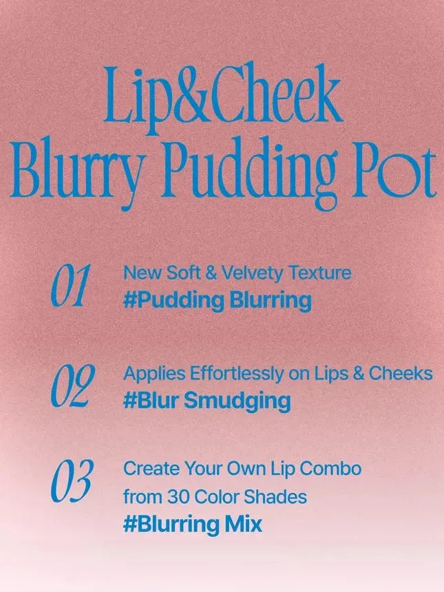 FWEE Lip & Cheek Blurry Pudding Pot