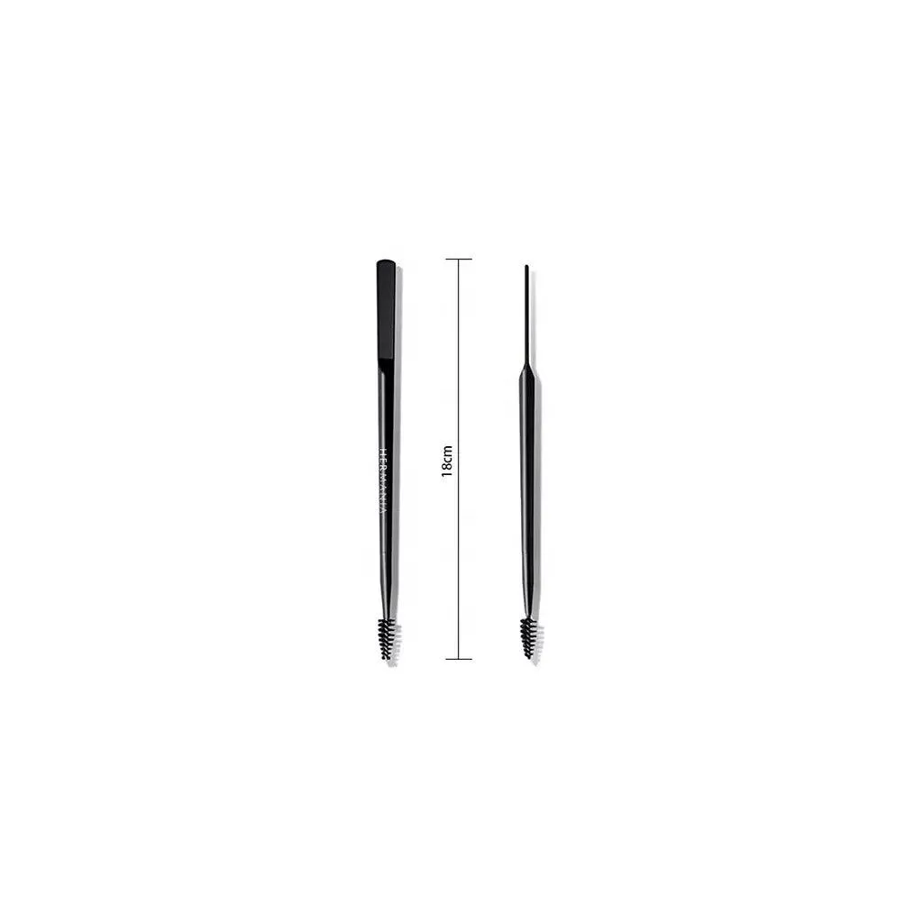 Hermania Eyebrow Wax Dual-End Applicator with Spoolie Brush & Spatula