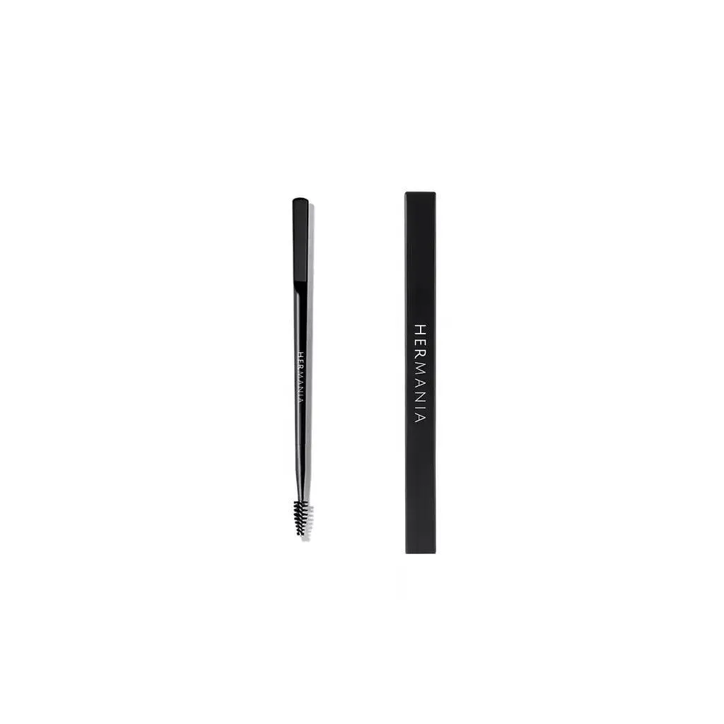 Hermania Eyebrow Wax Dual-End Applicator with Spoolie Brush & Spatula