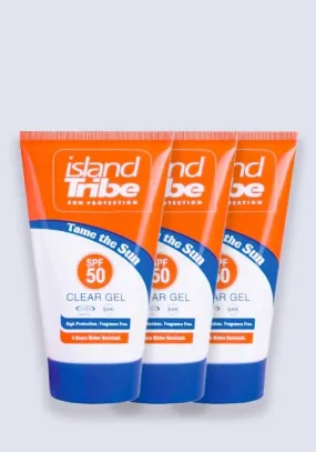 Island Tribe Clear Gel SPF 50 10ml - 2 Pack