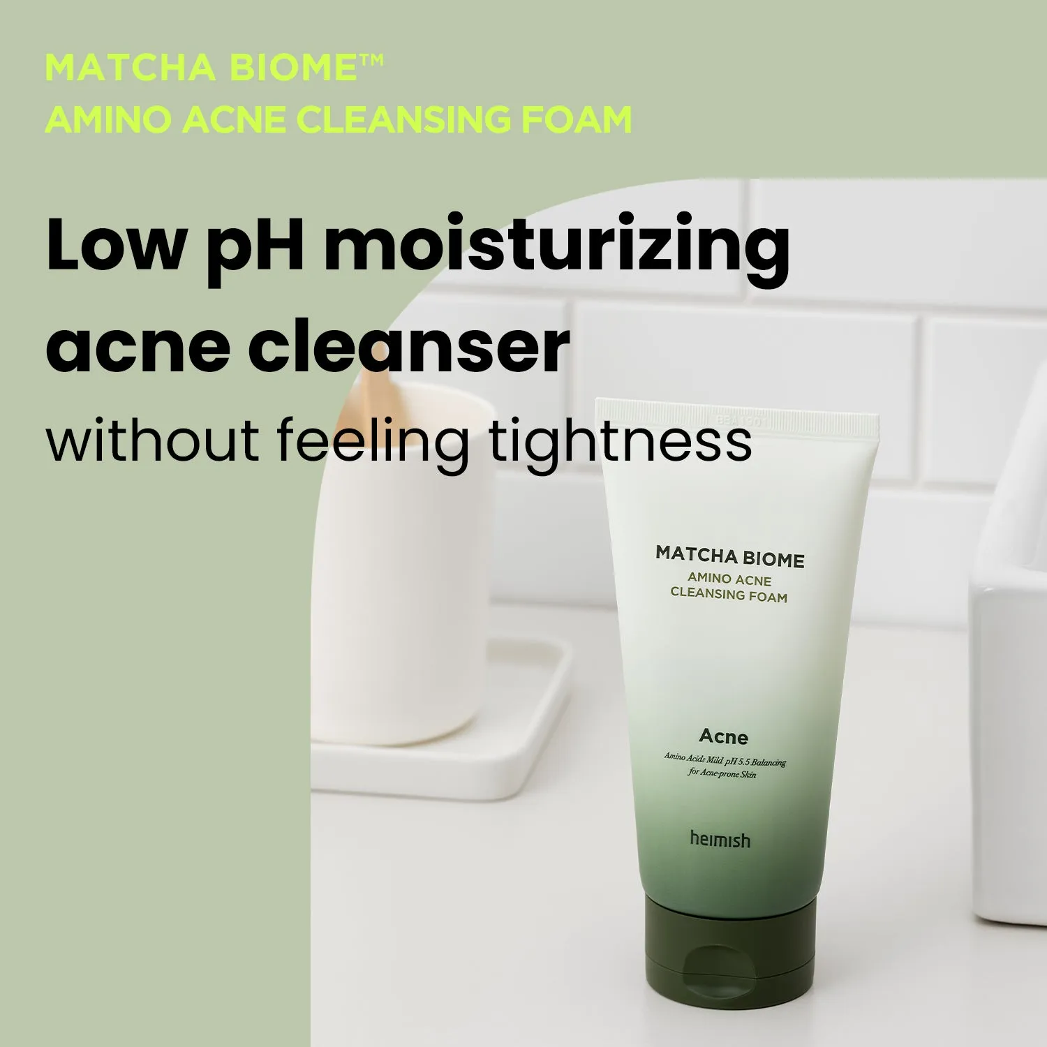 Matcha Biome Amino Acne Cleansing Foam 150ml/5.07fl.oz