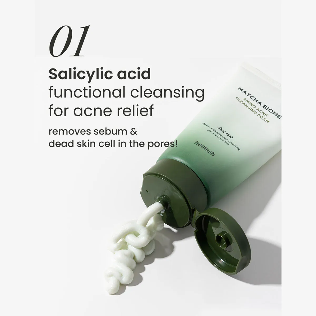 Matcha Biome Amino Acne Cleansing Foam 150ml/5.07fl.oz