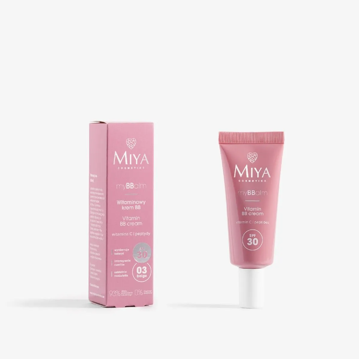 MIYA Cosmetics myBBalm Vitamin BB cream SPF30 - 03 beige 30ml