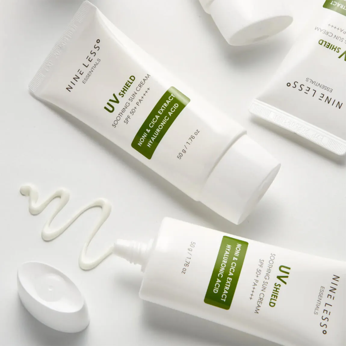 NINELESS ESSENTIAL UV SHIELD SOOTHING SUN CREAM SPF50 