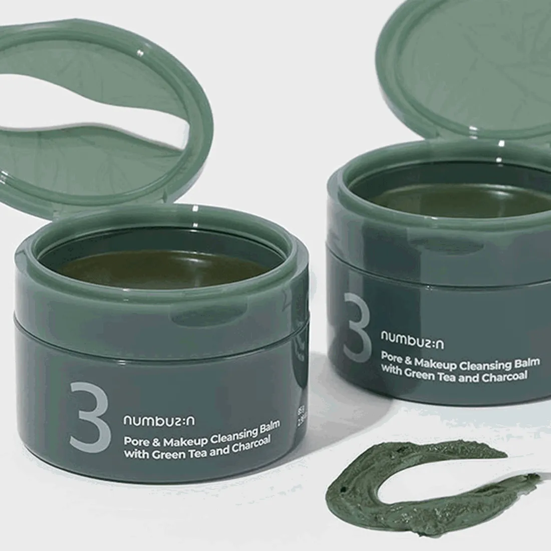 numbuzin No.3 Pore & Makeup Cleansing Balm with Green Tea and Charcoal 85g