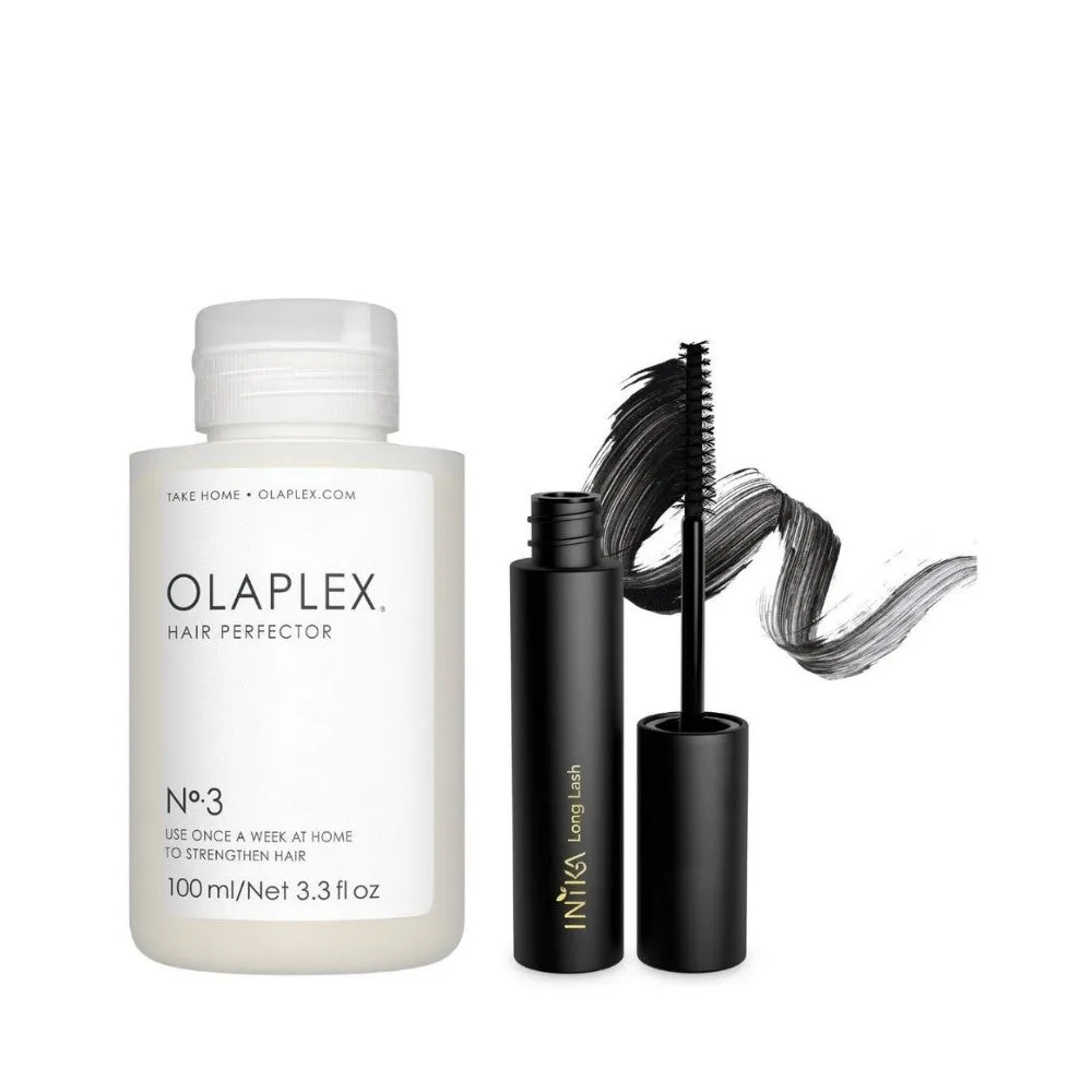 Olaplex & Inika Organic Hair Perfector No.3   Black Mascara Kit