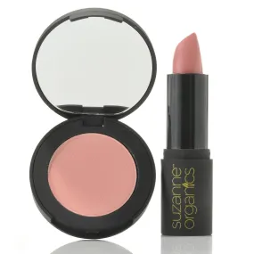 Sheer Satin Lipstick   Natural Blushing Powder Set (5 Options)