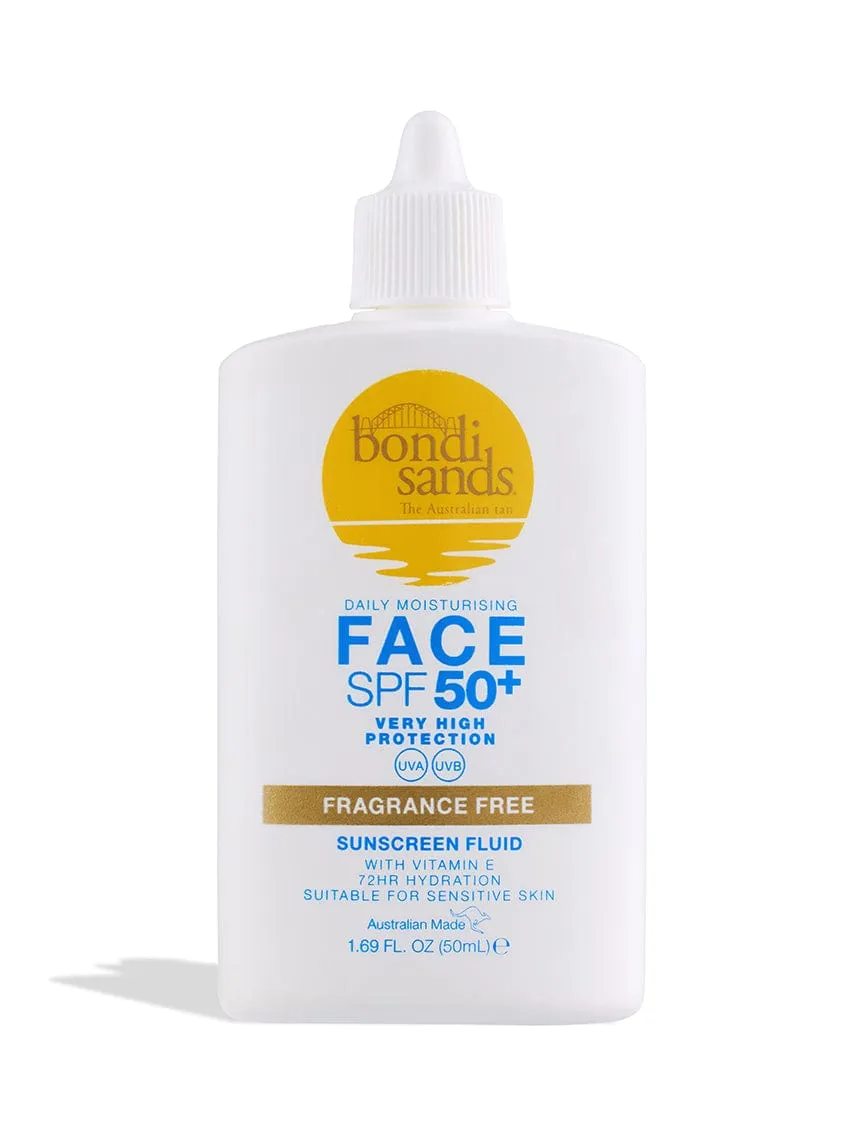 SPF 50  Fragrance Free Face Sunscreen Fluid