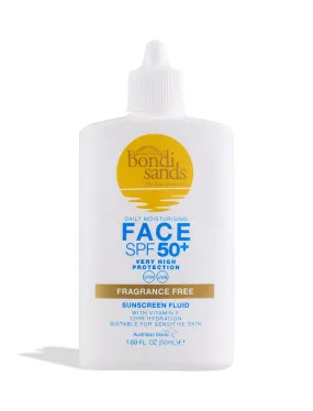 SPF 50  Fragrance Free Face Sunscreen Fluid