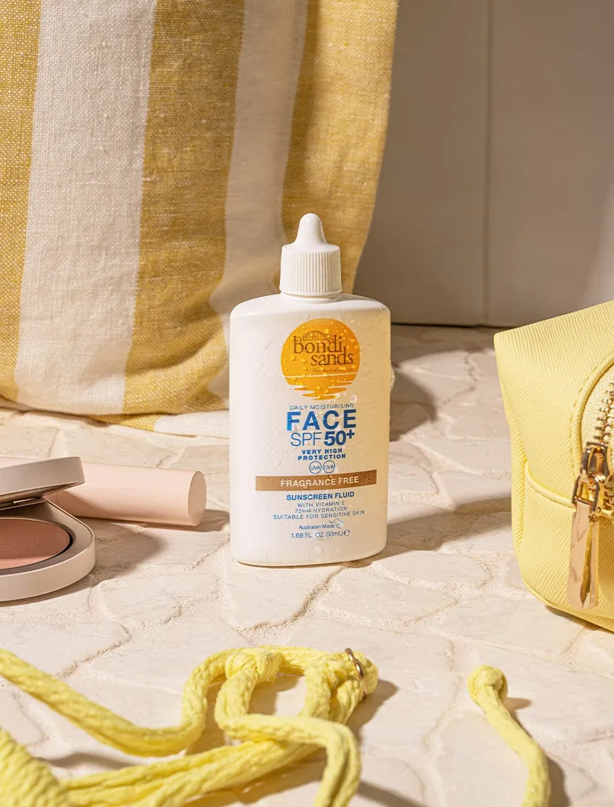 SPF 50  Fragrance Free Face Sunscreen Fluid