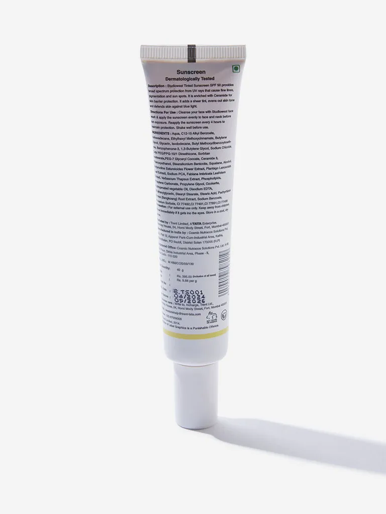 Studiowest Tinted Sunscreen SPF 50 - 40 GM