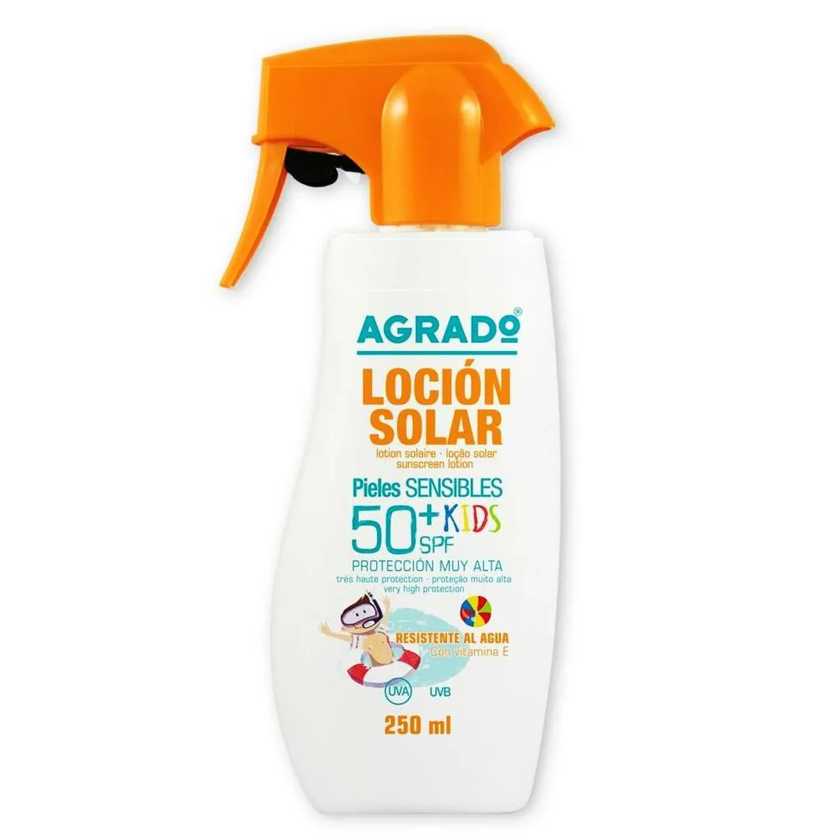 Sunscreen for Children Agrado Children's SPF 50  250 ml