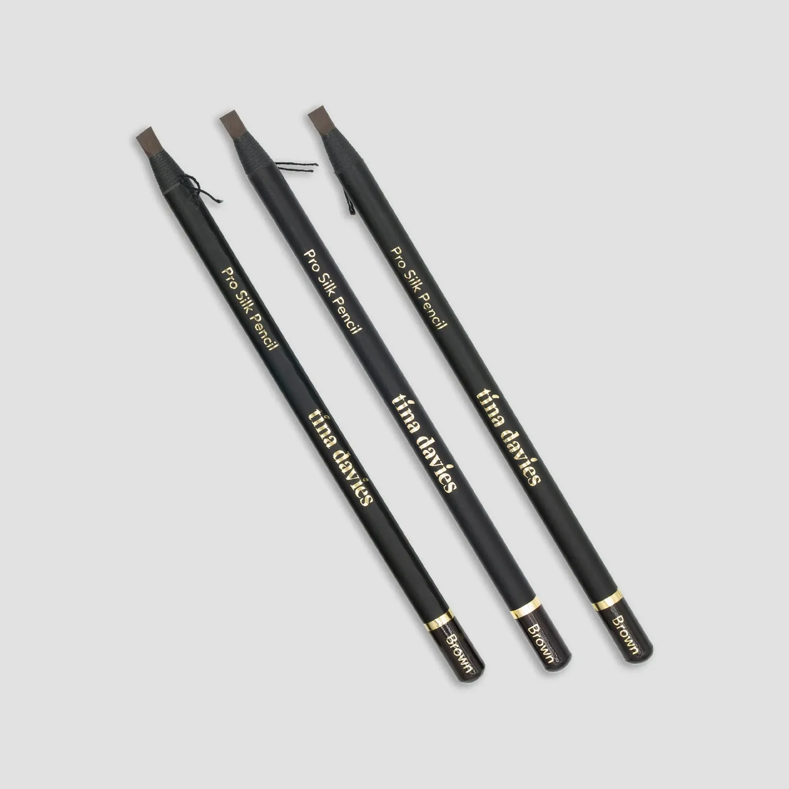 Tina Davies Pro Pencil 3-pack - Brown